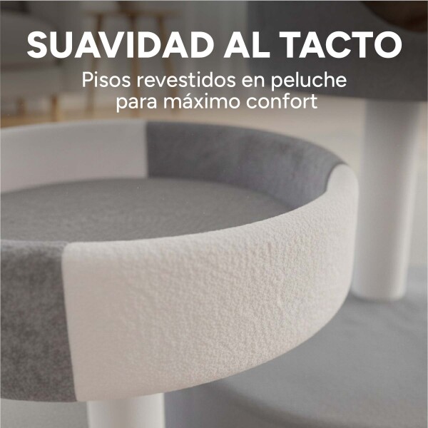 Gimnasio Rascador Para Gato Cama Torre Casa 3 Pisos Raton Gimnasio Rascador Para Gato Cama Torre Casa 3 Pisos Raton