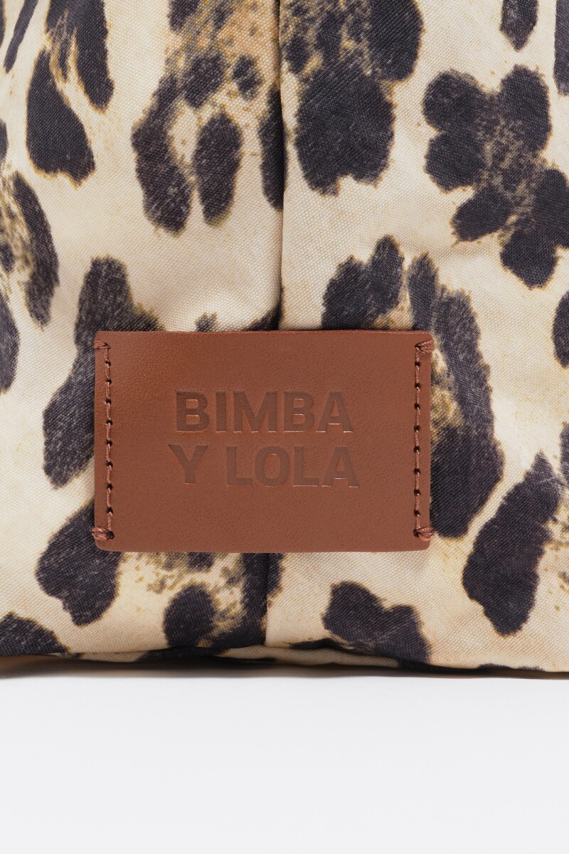 MINI BOLSO NYLON Leopardo