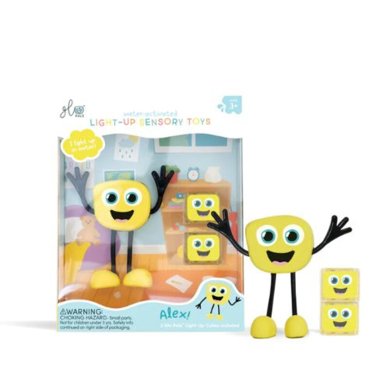 Set Personaje Glo Pals Iluminados Activados por Agua Amarillo