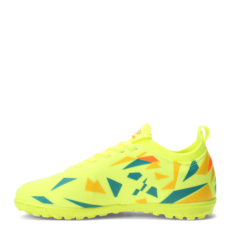 Championes de Niños Umbro Amarillo Lima - Anaranjado - Celeste