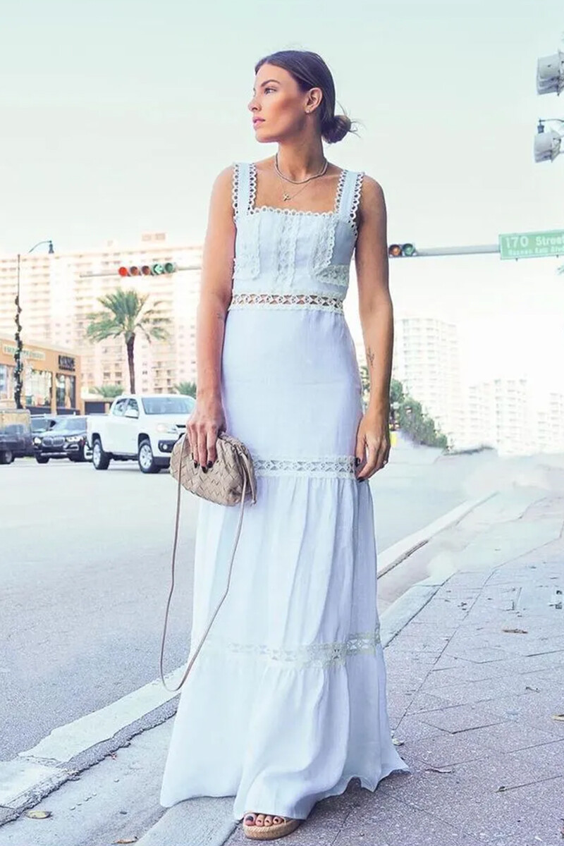 Vestido Thassia - Blanco 