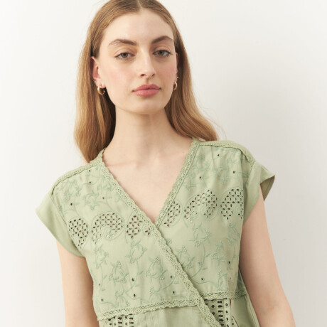 BLUSA ANASTASIA Verde Hierba