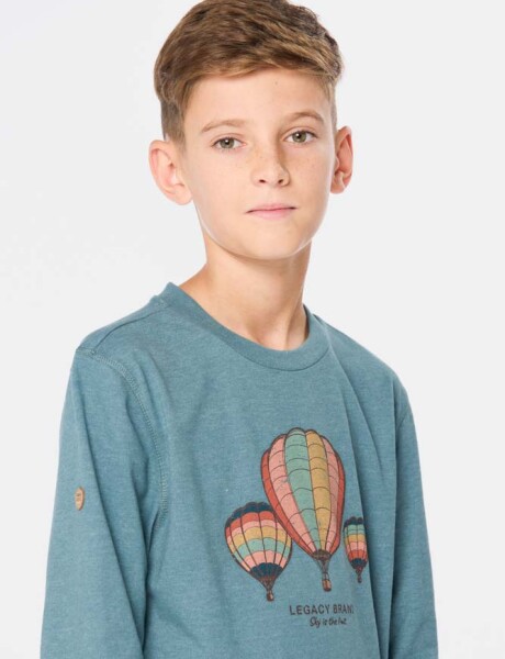 REMERA ESTAMPADA Verde