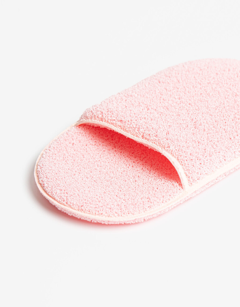 Complementos de cosmética para rostro Esponja Exfoliante De Limpieza Facial - Coral Claro