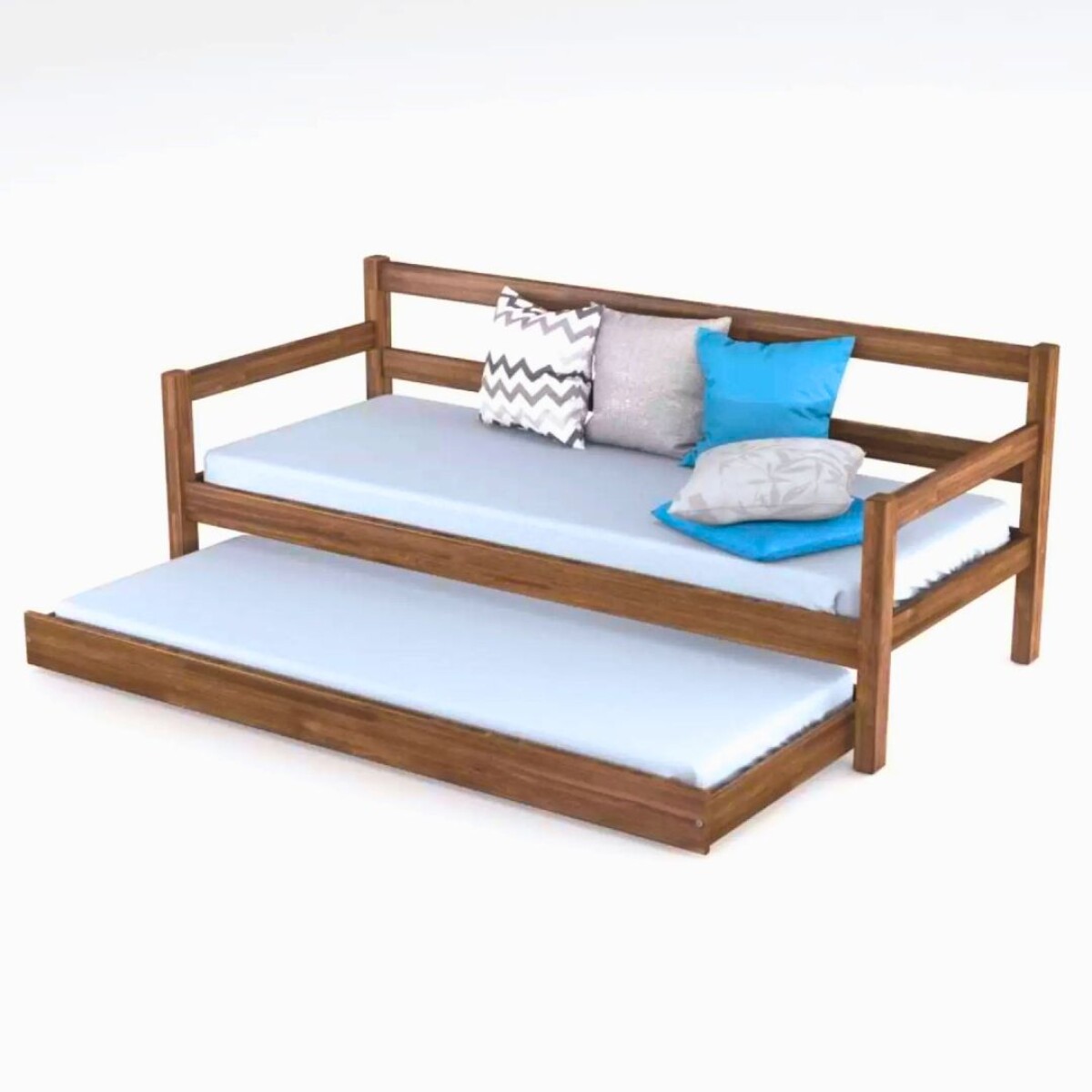 Cama Marinera con Respaldo Meneghetti Rústico 