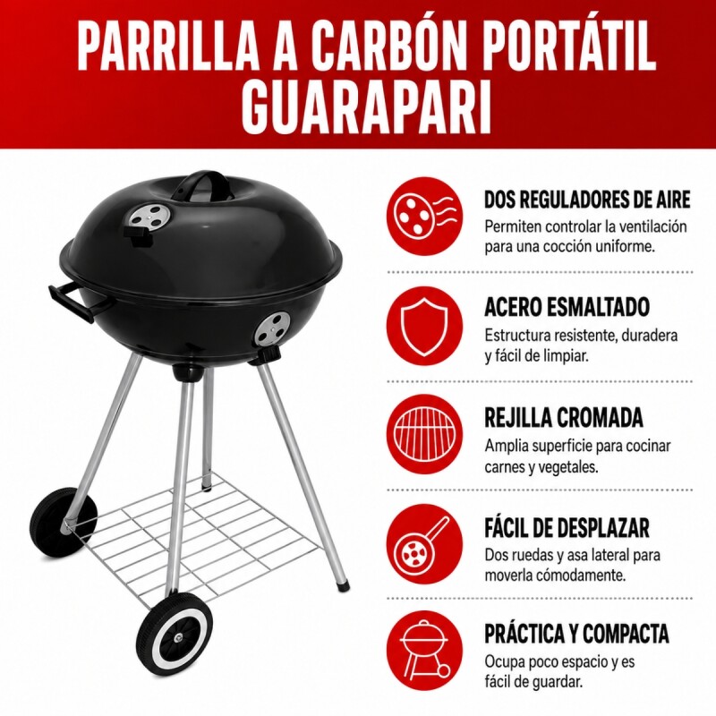 Parrilla Guarapari NEGRO