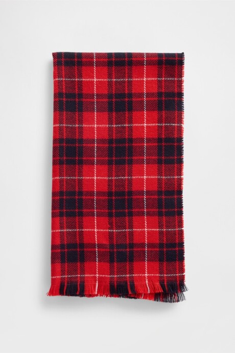 Bufanda Cozy Hombre Red Plaid