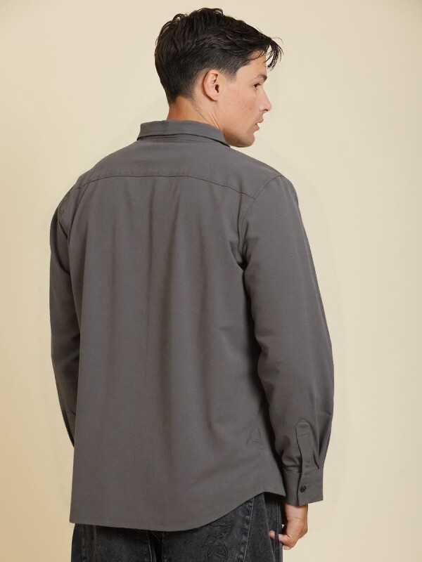 CAMISA BARDEN RUSTY Gris Oscuro