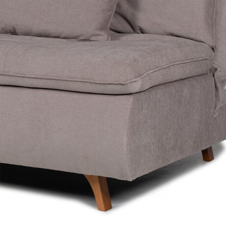 Sofá Cama Maira - Tela Microfibra 10287 (Tostado)