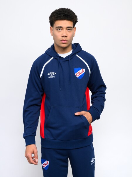 HOODIE DOLMAN Nacional Hombre Azul Marino, Rojo