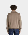 Polera Oyster River 1/4 Cierre Hombre Chocolate Chip
