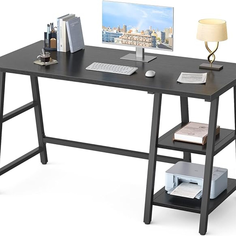 Set de Oficina Completo De Escritorio Con 2 Estantes y Silla Fija Set de Oficina Completo De Escritorio Con 2 Estantes y Silla Fija