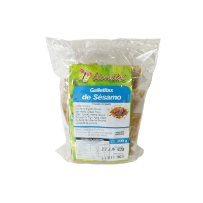 Galletas De Sésamo Bionutri Galletas Sesamo Bionuti
