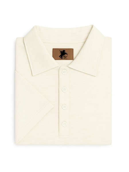 Remera tipo polo dama bagual CRUDO