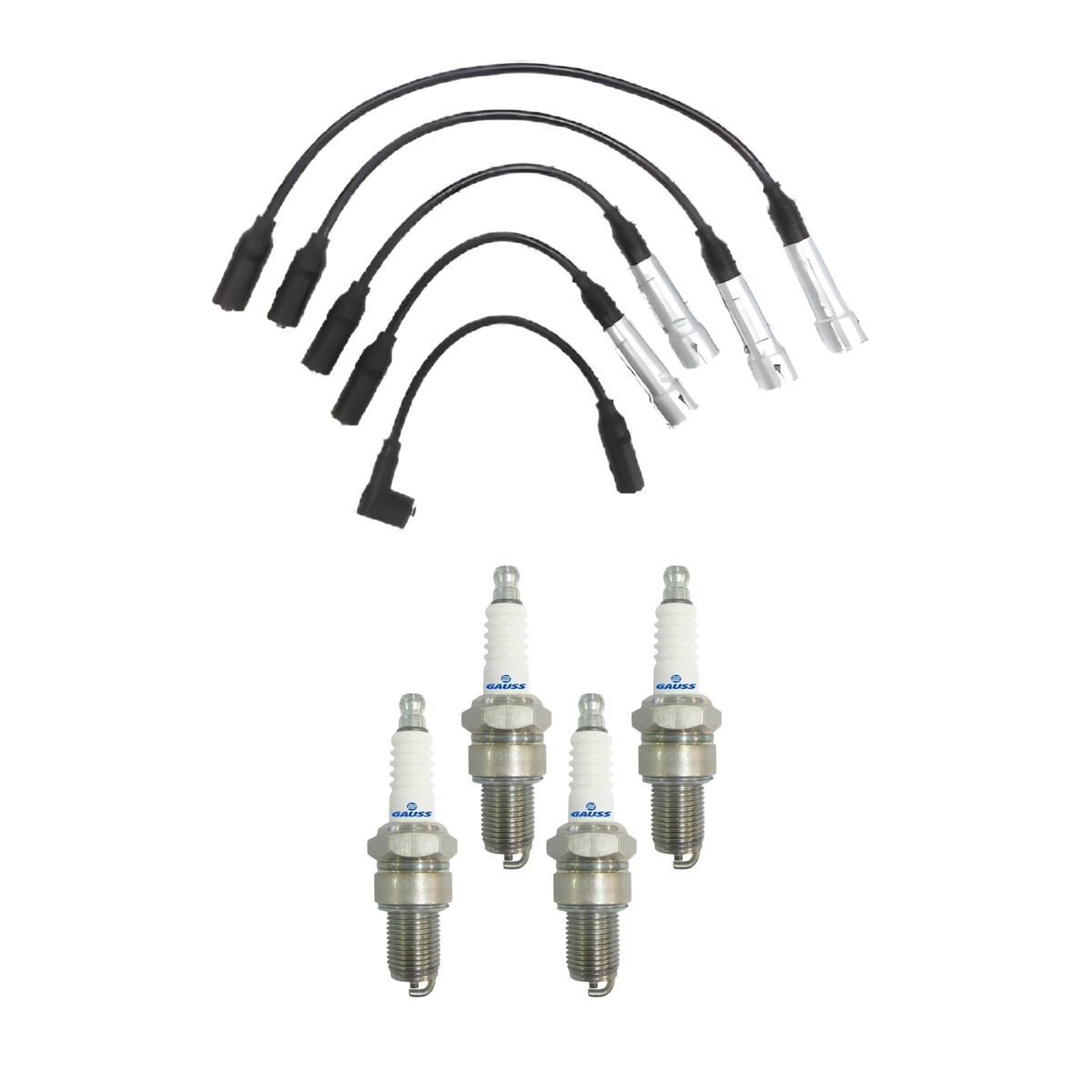 KIT DE CABLE DE BUJIAS + BUJIAS 
