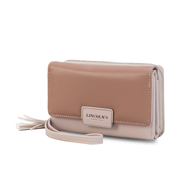 BILLETERA LOLA MAUVE C/ROSA