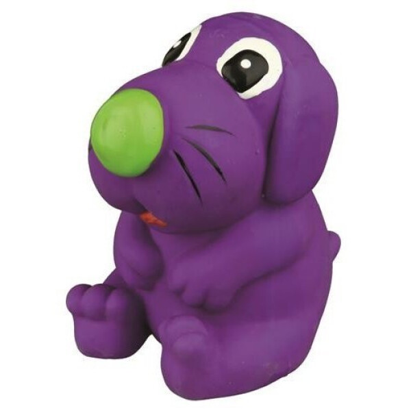 DOG, LATEX, 8 CM, PURPLE DOG, LATEX, 8 CM, PURPLE