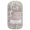 JGO EDREDON HOJAS GRIS TWIN 180X240CM 3PZ Unica