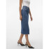 VMVERI HR CALF DENIM SKIRT GA MIX NOOS Medium Blue Denim