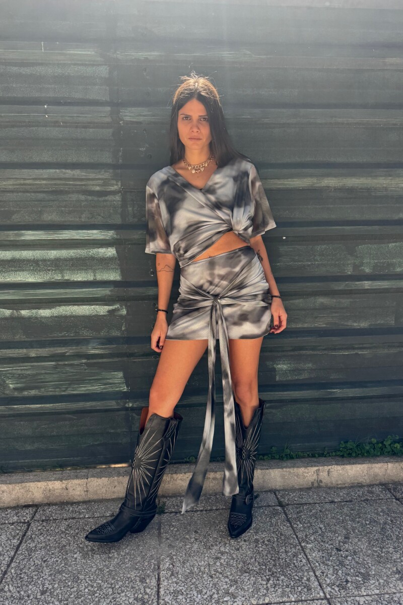 Falda Gras GRIS