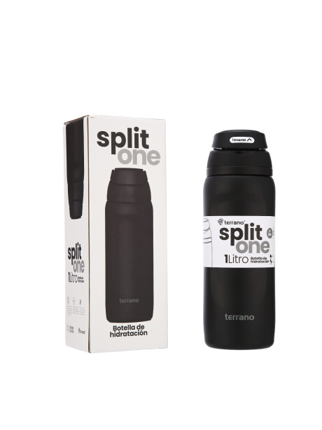 BOTELLA TERMICA SPLIT ONE POP UP 1LT. Negro