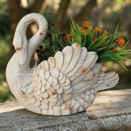 Adorno Cisne Macetero Adorno Cisne Macetero