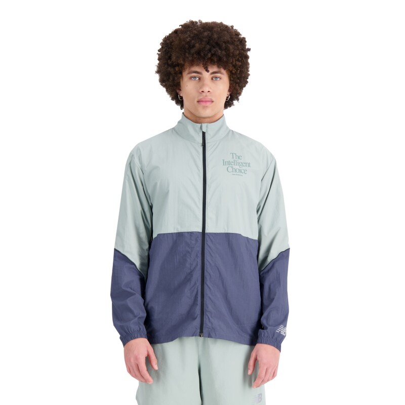 Campera New Balance de Hombre - Graphic Impa - MJ21265JIR GREEN