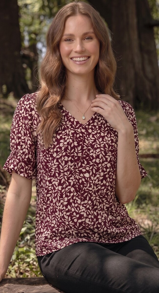Blusa Estampada. 