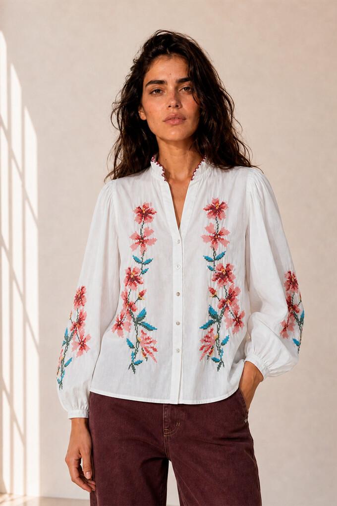 CAMISA CRUZ ROSA