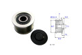 Polea Alternador Marcha Libre Hyundai Tucson Kia Carens/Sportage 04-25 Polea Alternador Marcha Libre Hyundai Tucson Kia Carens/Sportage 04-25