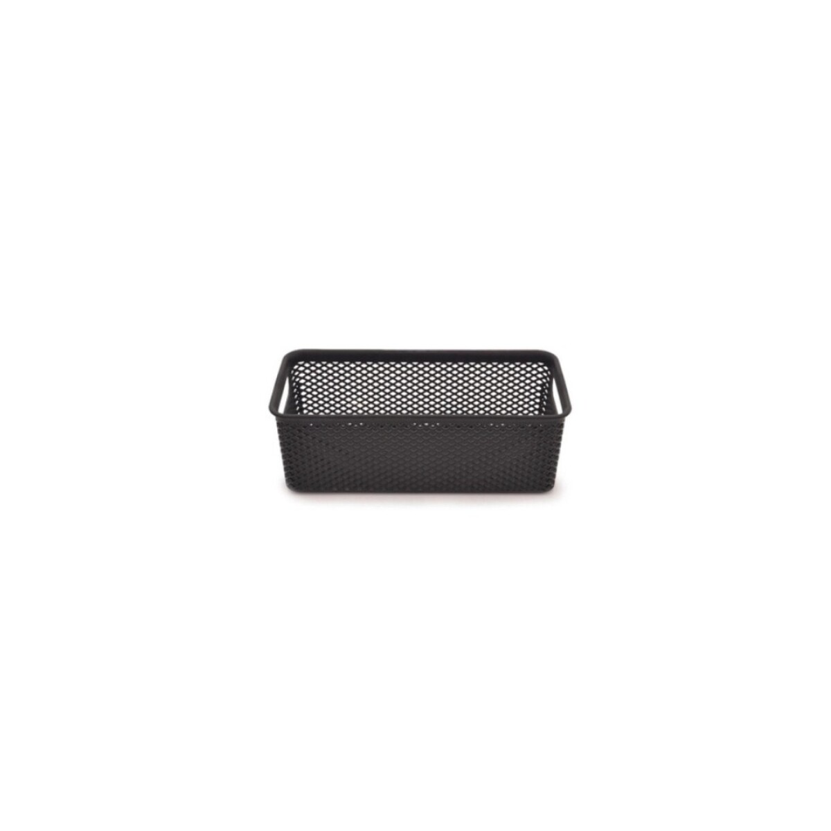 CANASTO ORGANIZADOR 26X12X9CM - NEGRO 