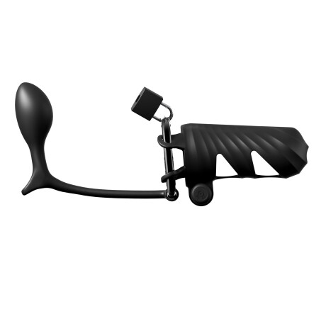 Plug Anal con Anillo Vibrador Ass-Gasm Fantasy C-Ringz Plug Anal con Anillo Vibrador Ass-Gasm Fantasy C-Ringz