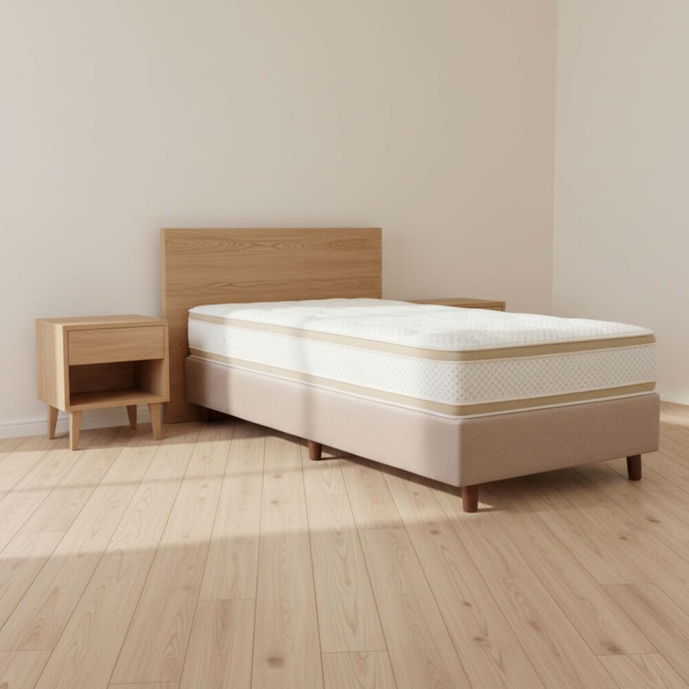 SOMMIER DE ESPUMA IVORY A 1.5 PLAZAS
