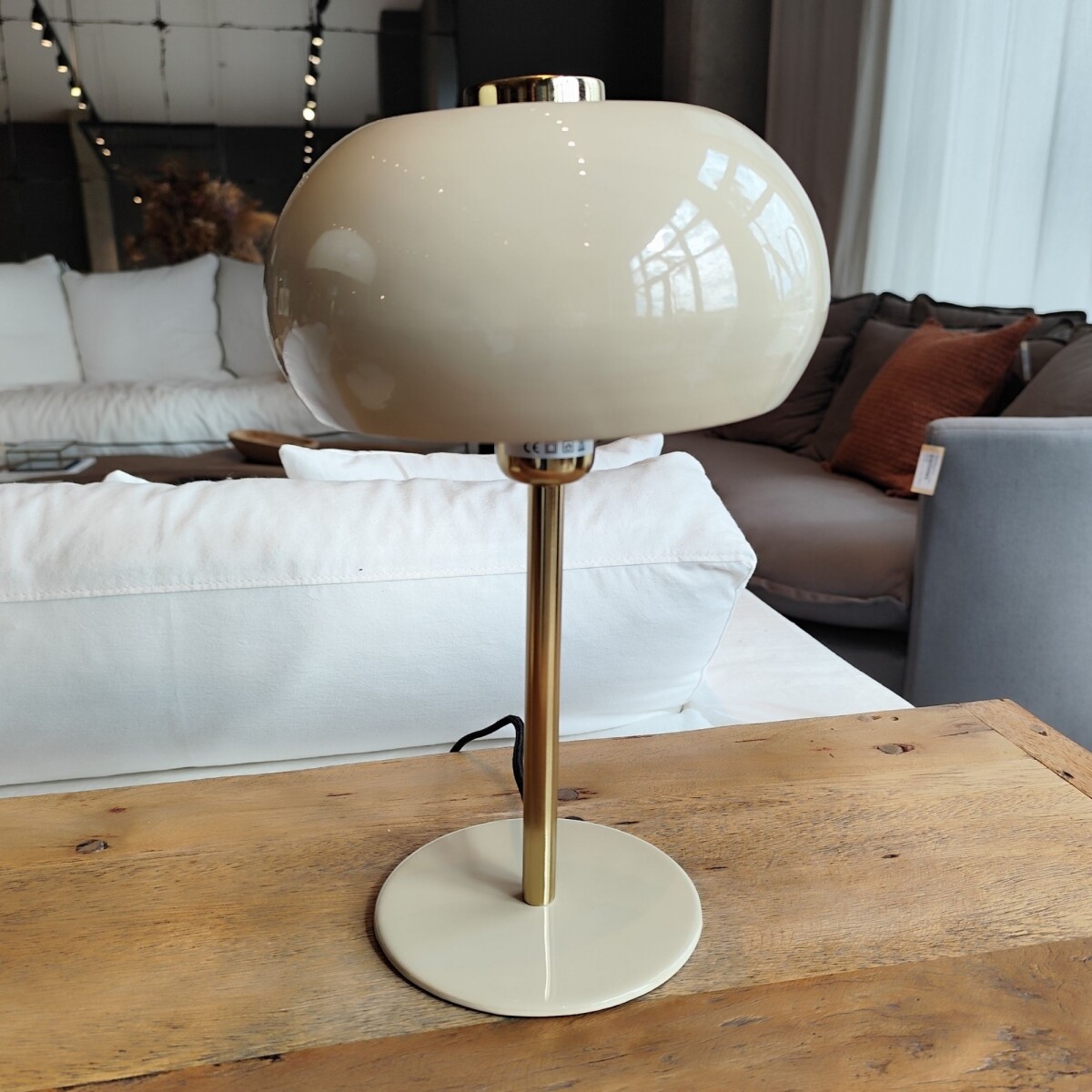 Lámpara de mesa, Surin beige, M 