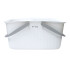 Canasto Organizador blanco c/asa 30x21x15cm Canasto Organizador Blanco C/asa 30x21x15cm