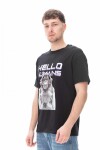 Remera Hello Negro