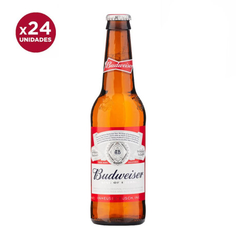 Cerveza Budweiser Botella 24 unidades 355 ml