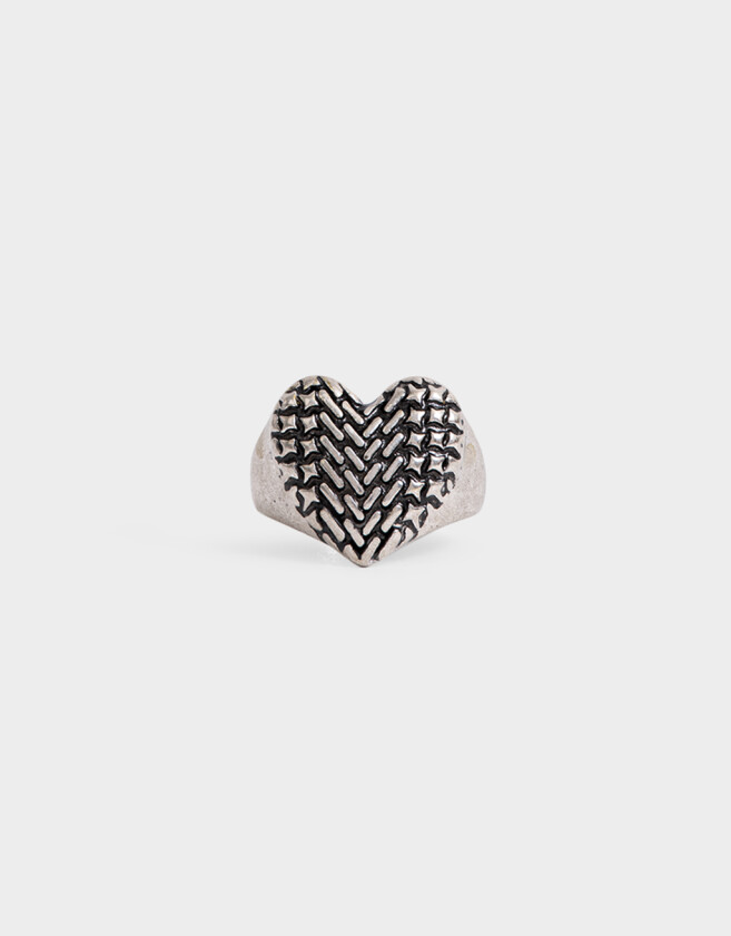 Anillos Medianos y Grandes Antique Silver Anillo Antique Corazón - Plateado Antique Silver