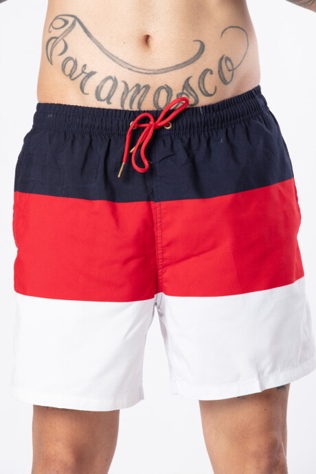 SHORT BAÑO RIENDOT Rojo