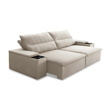 Sillon 3 Cuerpos Reclinable y Retractil Pavia Beige