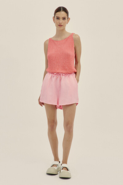 ELI KNIT TOP Coral