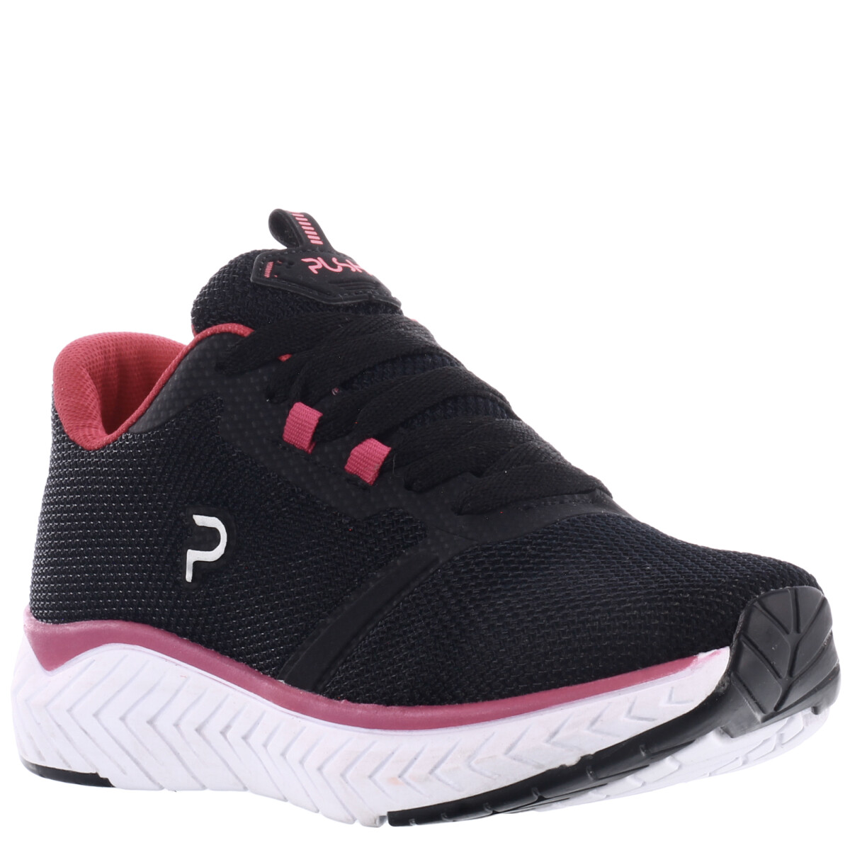 Deportivo VICHI acordonado PUSH - Black/Pink 