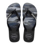 Sandalias Havaianas Top Camu Hombre Negro/Negro/Blanco
