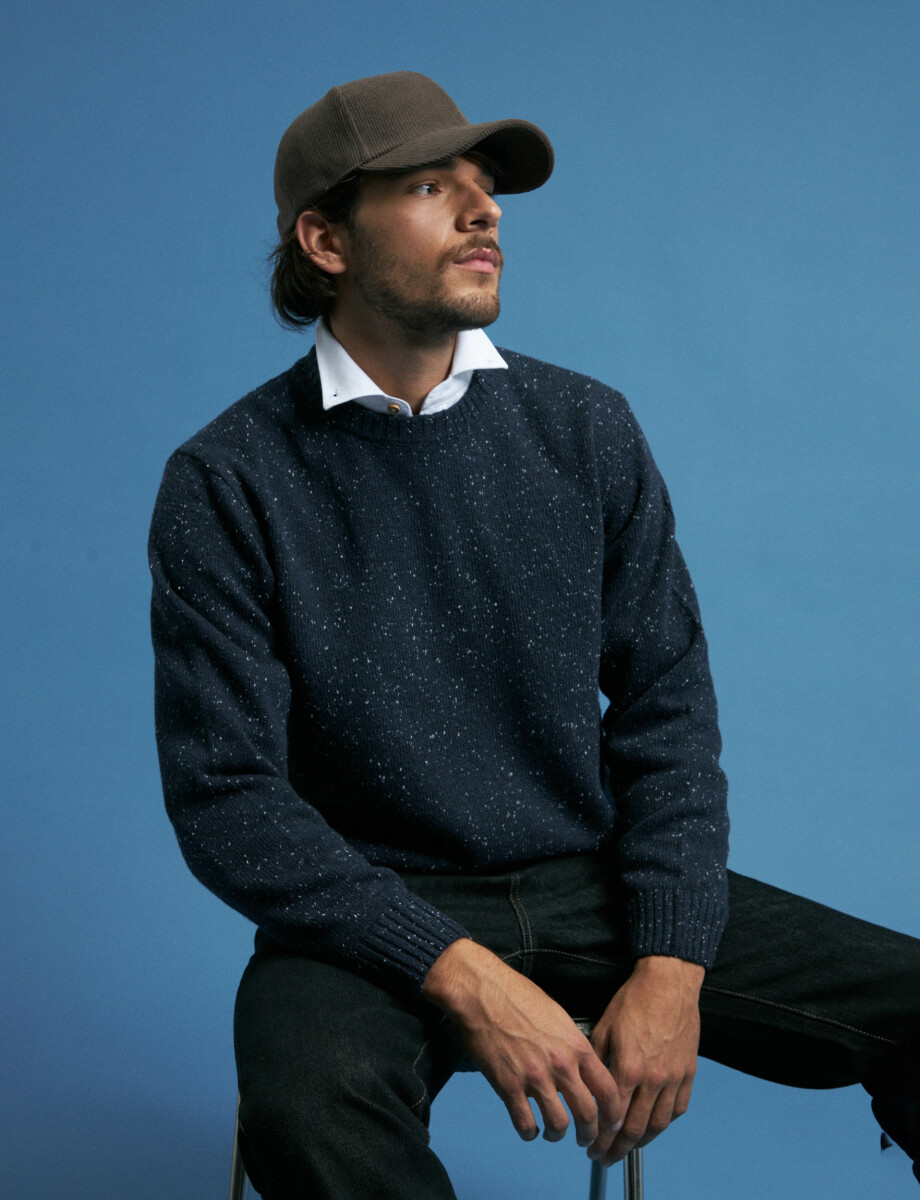 470420 SWEATER HARRY Azul Oscuro