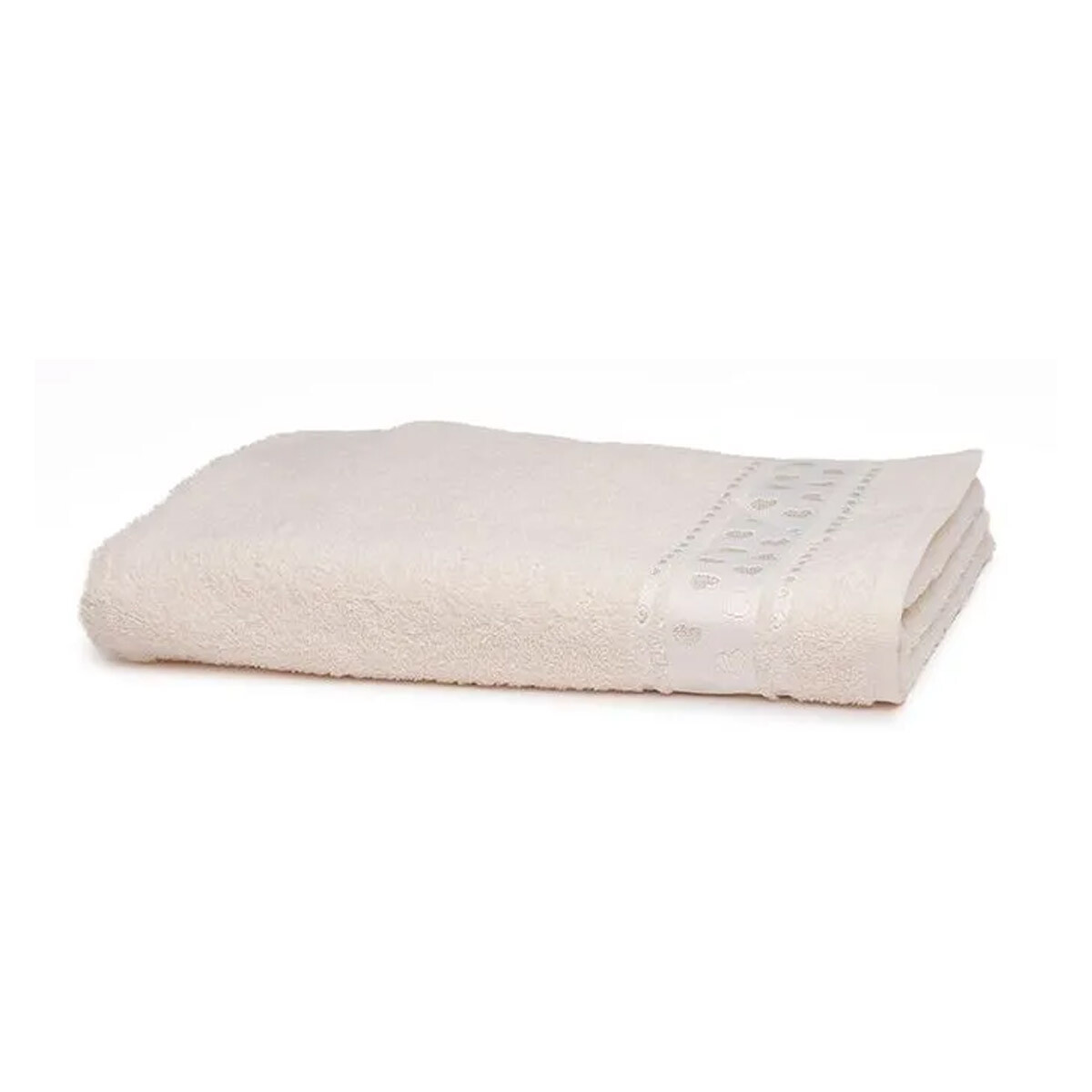 Toalla Baño Dohler Jacquard Premium 70 x 140 cm - 6987 - CREMA 