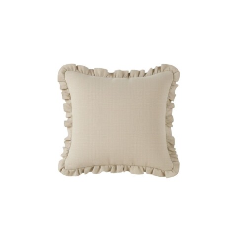 COJIN CUAD BEIGE 40X40CM Unica