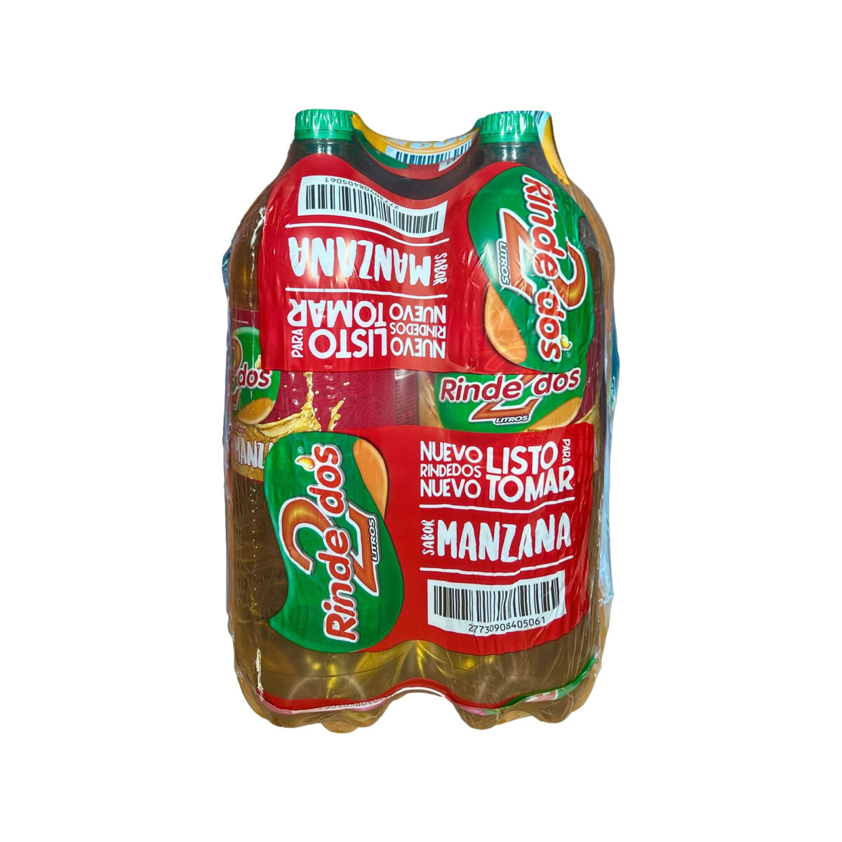 REFRESCO BOTELLA.RINDE 2 LITROS (FUNDA X4) - Manzana 
