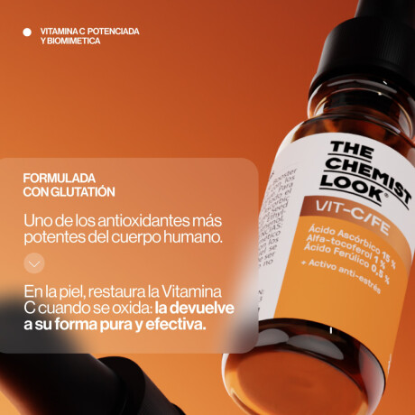 Sérum The Chemist Look Booster Vit-C/Fe Glutation 15ml Sérum The Chemist Look Booster Vit-C/Fe Glutation 15ml