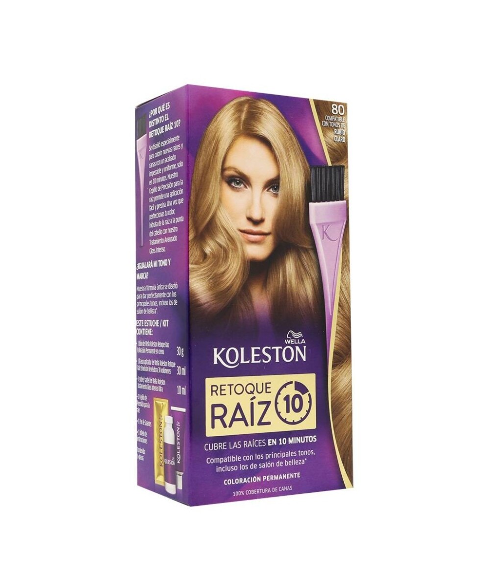 Koleston Retoque Nº 80 Rubio Claro | Tinte Capilar Profesional