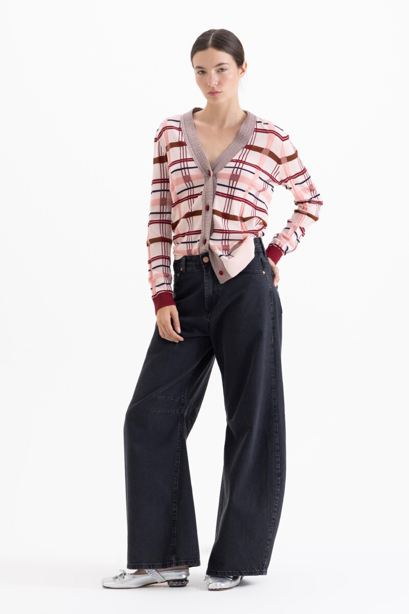 JEANS LOU BLACK Negro